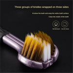 Premium Korean Style 3-Sided Toothbrush