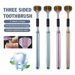 Premium Korean Style 3-Sided Toothbrush