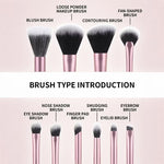 10pcs Makeup Brush Set