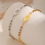 Virgin Mary Rosary Bracelet