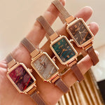 Luxury Ladies Quartz Watch (Magnetic Watch)
