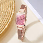 Luxury Ladies Quartz Watch (Magnetic Watch)