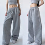 Women's Gray Baggy Sweatpants