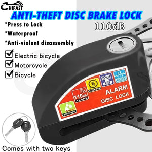 Motorcycle Alarm Lock