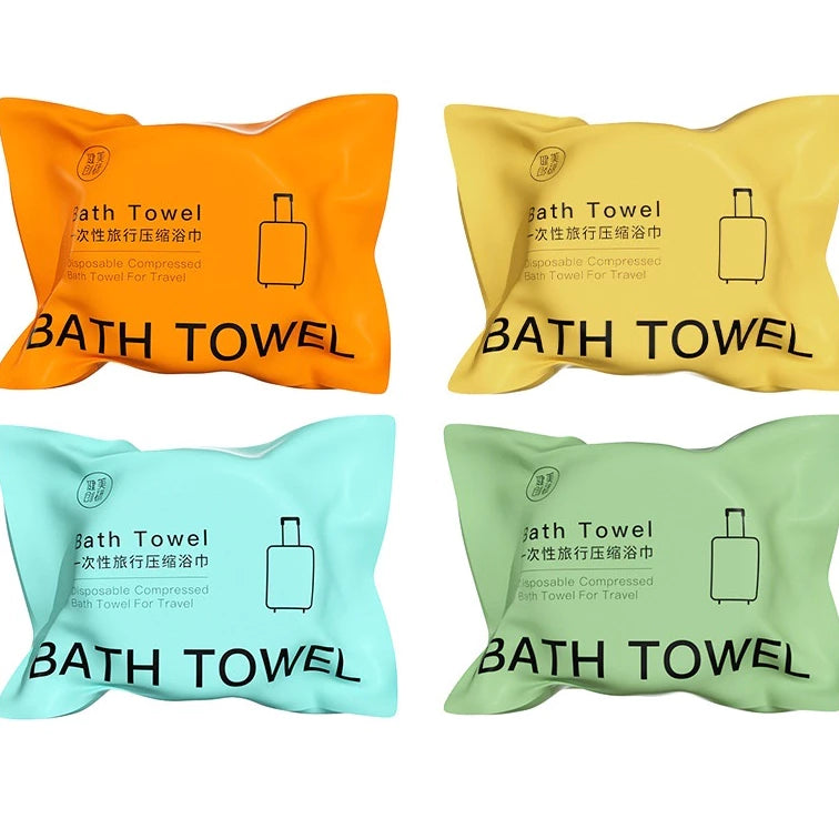 Compressed Bath Towels