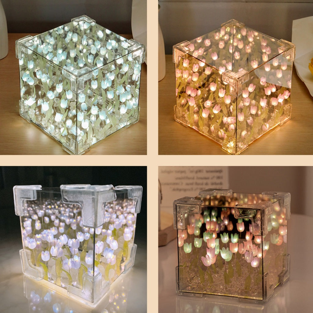 DIY Tulips Night Lamp