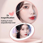 Compact Mirror with Light