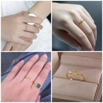 Gold Initial Ring