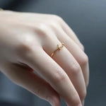 Gold Initial Ring