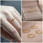 Gold Initial Ring
