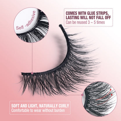 Reusable False Eyelashes (NO GLUE)