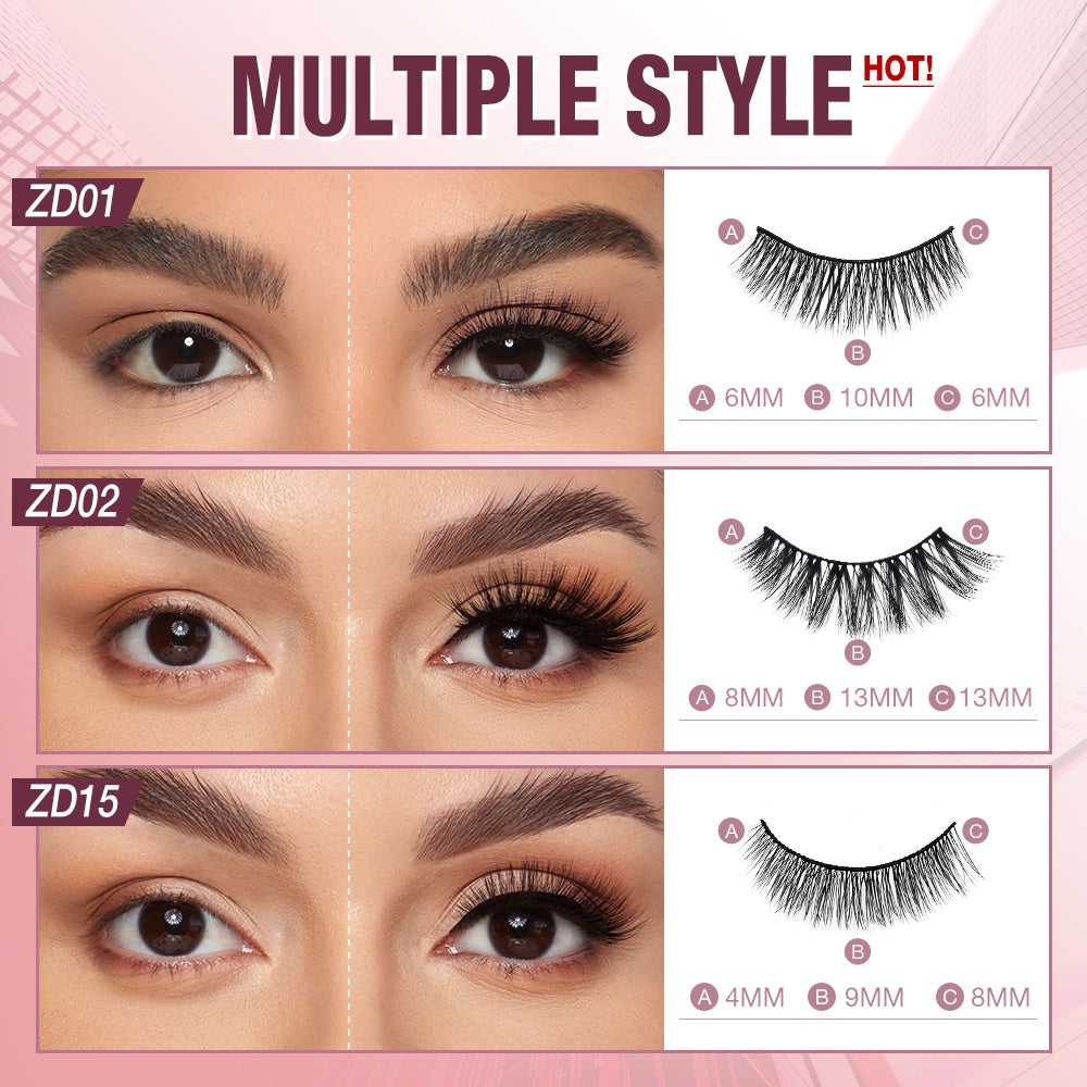Reusable False Eyelashes (NO GLUE)