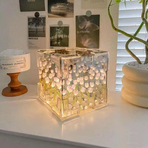 DIY Tulips Night Lamp