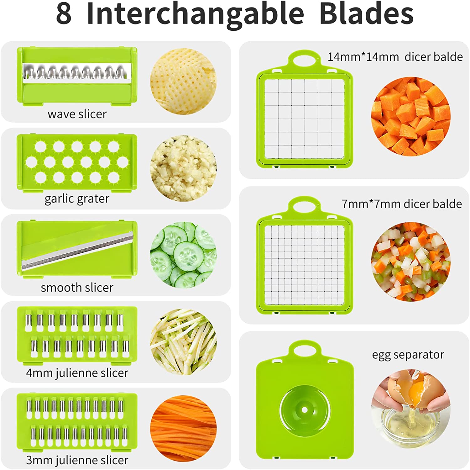 8 in 1 Vegetable Chopper